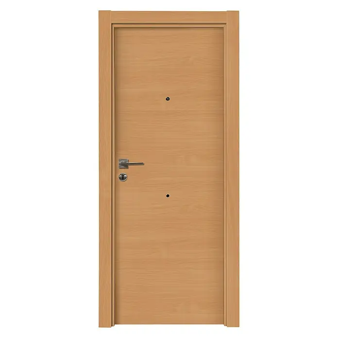 Solid Elements Puerta de entrada interior Blindada - 82,5 x 203 cm, Derecha, Sapelly/Haya