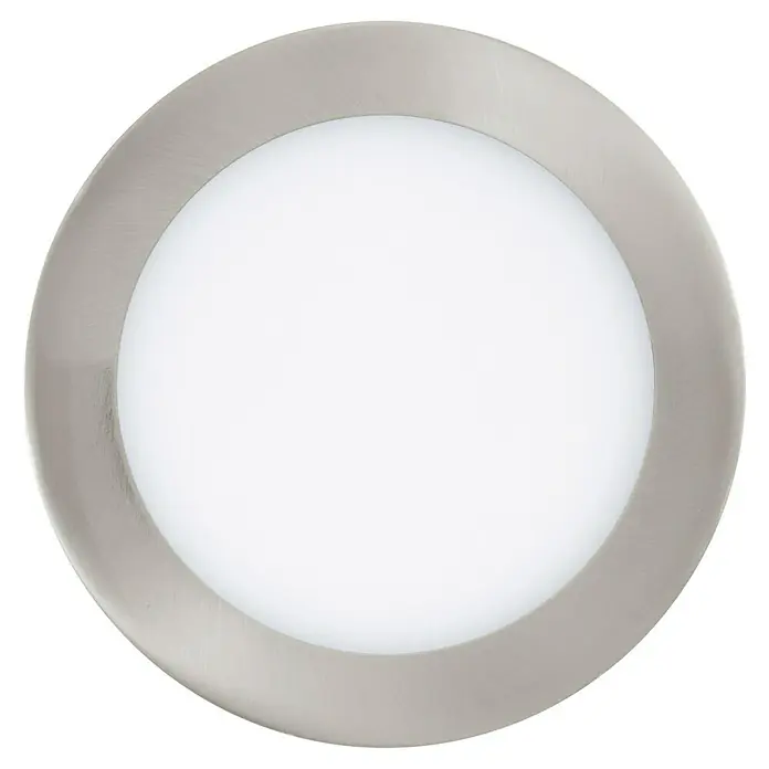 Eglo Ugradbena LED svjetiljka Fueva - 10,5 W, 1.200 lm, Mat nikal, Bijele boje, Promjer: 170 mm