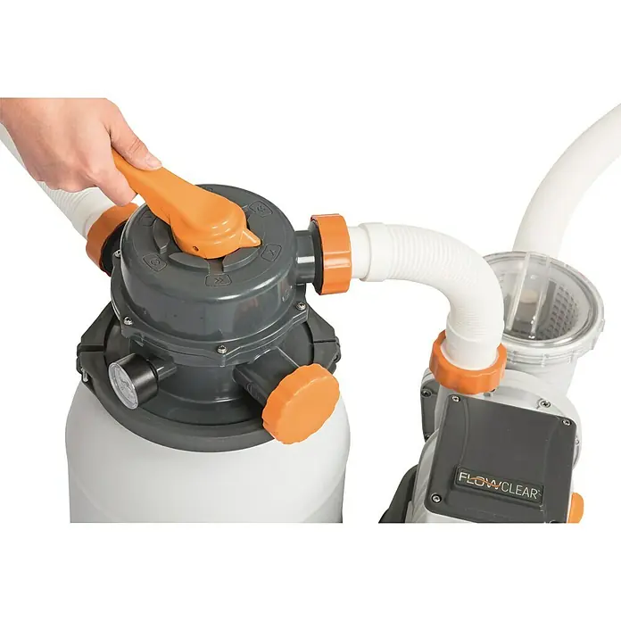 Bestway Sandfilteranlage Flowclear - 5,7 m³/h, Passend für: Pools bis 42.000 l