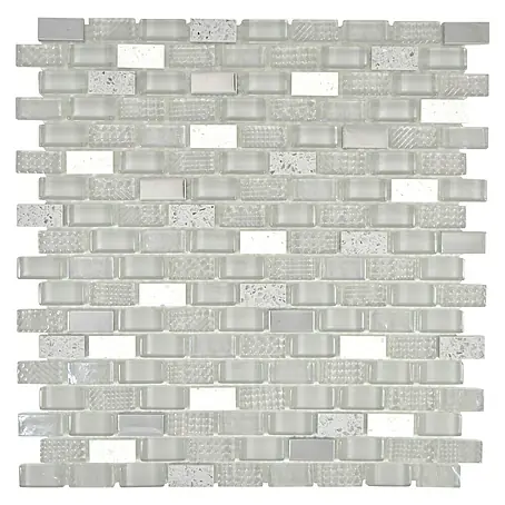 Mosaikfliese Brick Crystal Mix XCM B142