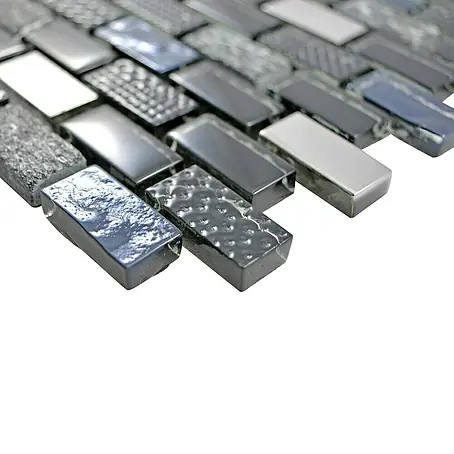 Mosaikfliese Brick Crystal Mix XCM B128