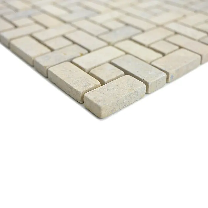 Mosaikfliese Uni XNM BS23 - 30,5 x 30,5 cm, Beige/Braun, Matt