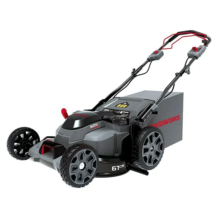Powerworks Akumulatorska kosilica PD60LM61SPK4 - 60 V, 1 baterija, 4 Ah, Širina reza: 61 cm