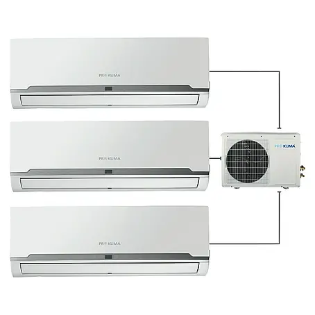 PR Klima  Aire acondicionado Inverter 3x1 PRO-24DH