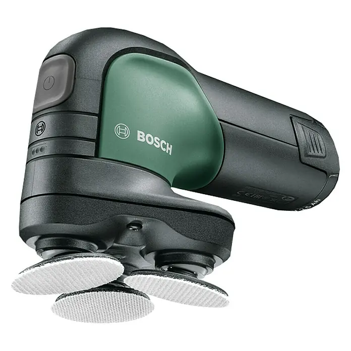 Bosch Lijadora de plato de batería EasyCurvSander 12 - 12 V, Sin batería, 2,5 Ah - Vista de perfil izquierdo