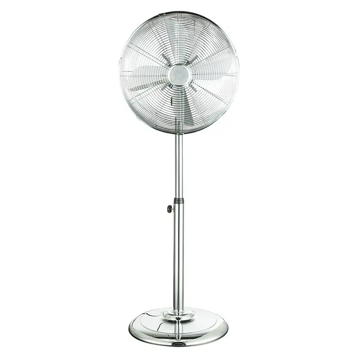 Proklima Retro-Standventilator - Silber, Durchmesser: 40 cm, 50 W, 3.700 m³/h