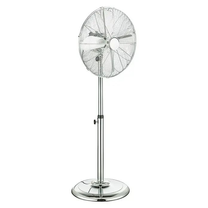 Proklima Retro-Standventilator - Silber, Durchmesser: 40 cm, 50 W, 3.700 m³/h