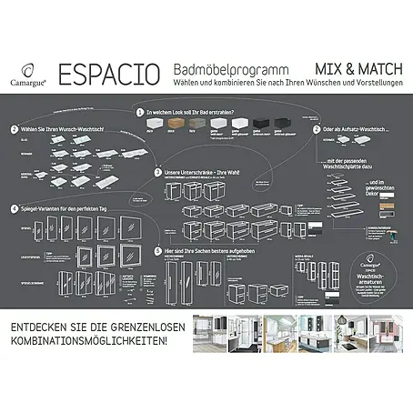Camargue Espacio Badmöbel-Set C6