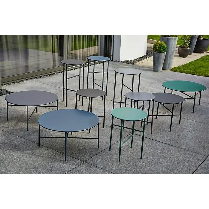 Envy Gartentisch Pesetos - Ø x H: 40 x 50 cm, Castor Grey