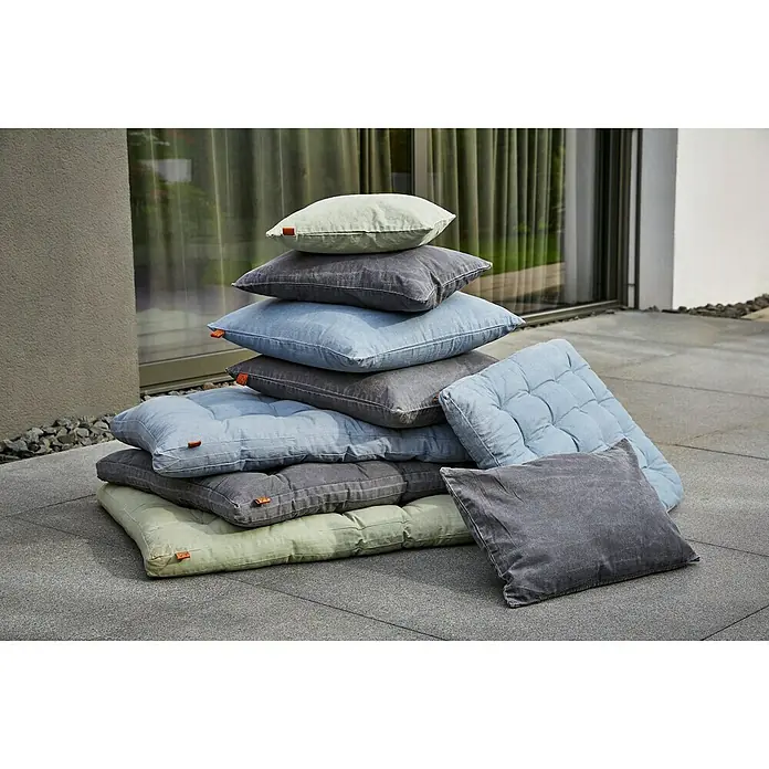 Envy Sitzkissen Gabriel - L x B x H: 120 x 80 x 12 cm, Grau