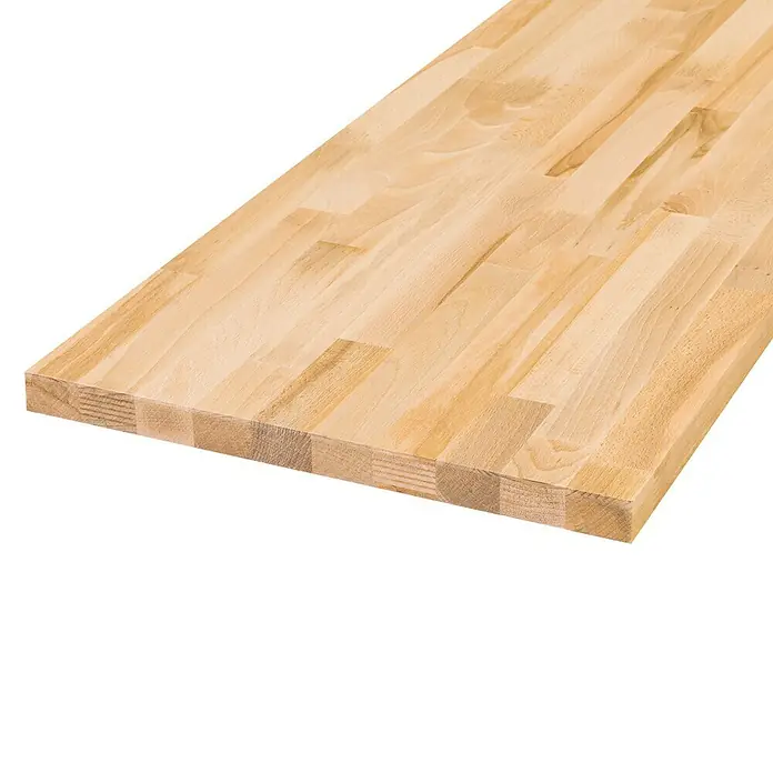 Rettenmeier Tablero encolado - 2.000 x 300 x 18 mm, Haya, Natural