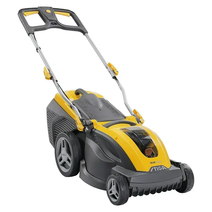 Stiga Akku-Rasenmäher SLM 540 AE - 48 V, 1 Akku, 4 Ah, Schnittbreite: 38 cm - Rechte Seitenansicht