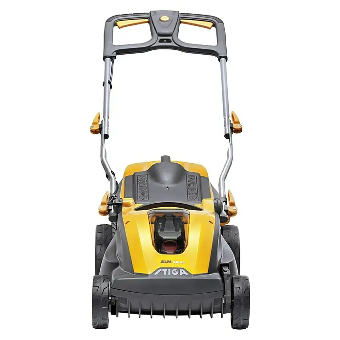 Stiga Akku-Rasenmäher SLM 540 AE - 48 V, 1 Akku, 4 Ah, Schnittbreite: 38 cm - Vorderansicht
