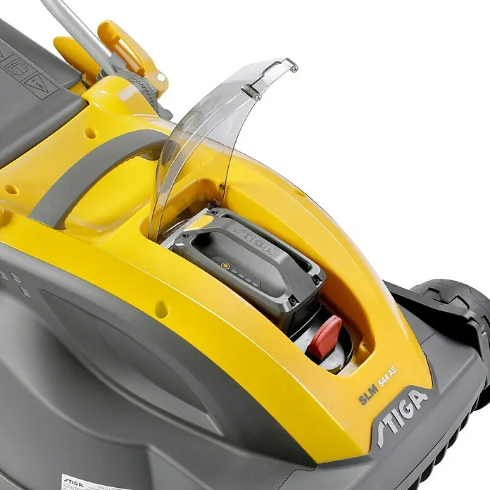 Stiga Accu Grasmaaier SLM 544 AE - 48 V, 1 accu, 5 Ah, Snijbreedte: 42 cm - Close-up