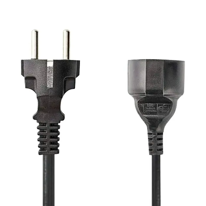 Voltomat Produžni kabel - Crne boje, 5 m, H05VV-F3G1,5
