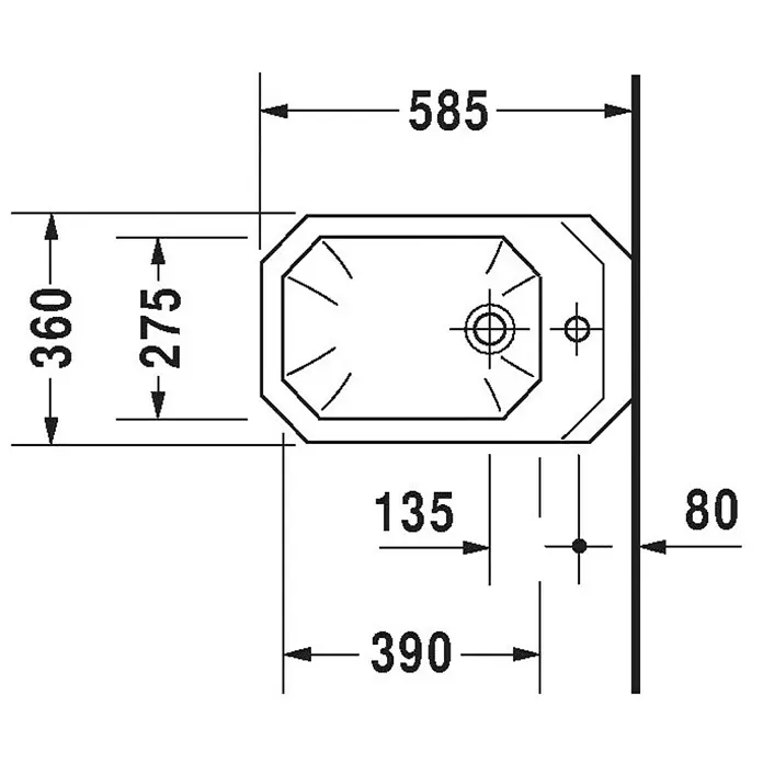 Duravit 1930 Wand-Bidet - Mit schmutzabweisender Glasur, Keramik, Weiß