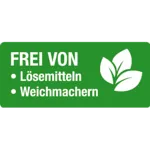 Frei von Lösemitteln und Weichmachern