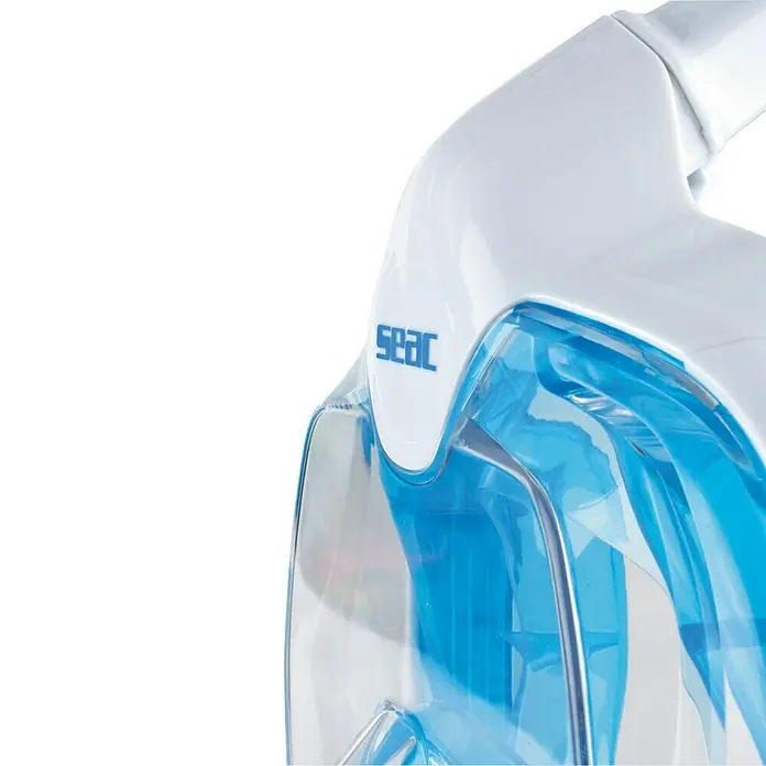 Seac Sub Máscara de Snorkel Magica - L/XL, Policarbonato, Azul/Blanco