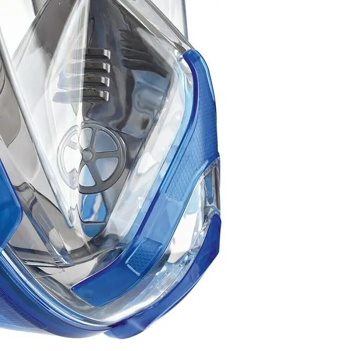 Seac Sub Máscara de Snorkel Magica - L/XL, Policarbonato, Azul/Naranja