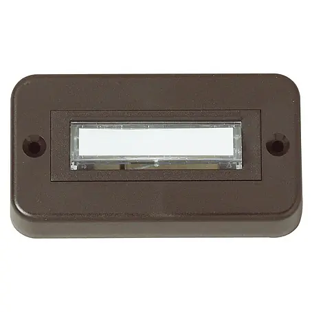 Heidemann  Beldrukker Zonder verlichting - 8,1 x 4,3 cm - bruin