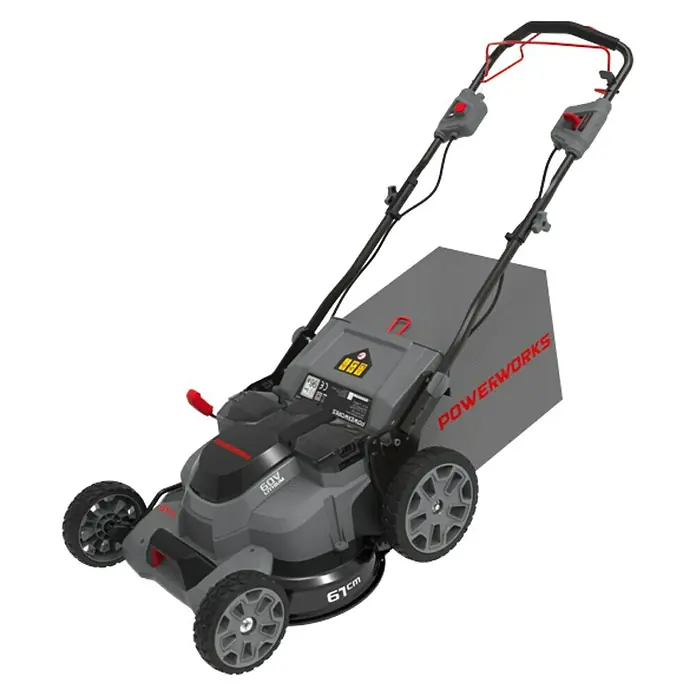 Powerworks Akumulatorska kosilica PD60LM61SPK4 - 60 V, 1 baterija, 4 Ah, Širina reza: 61 cm