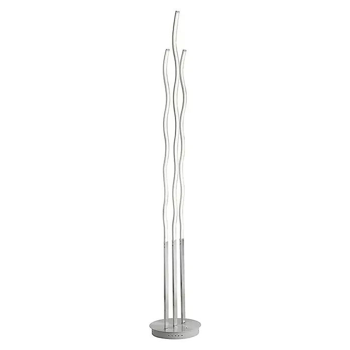 LeuchtenDirekt Wave LED-Stehleuchte - Höhe: 150 cm, Warmweiß