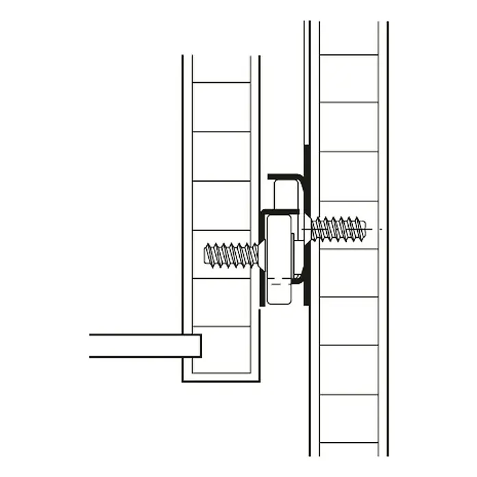 Stabilit Schubladenführung - Einbaulänge: 350 mm, Traglast: 30 kg, Teilauszug, Seitlich am Schubkasten, Kunststoffbeschichtet - Informationsansicht