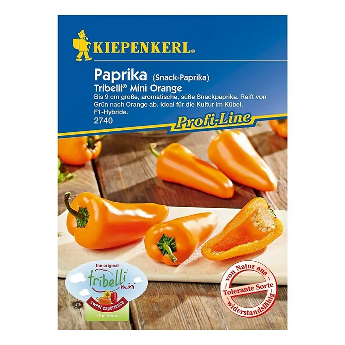 Kiepenkerl Profi-Line Gemüsesamen Snackpaprika - Capsicum annuum, Erntezeit: Juli