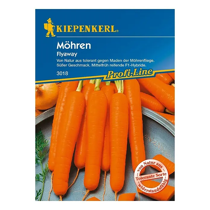 Kiepenkerl Profi-Line Gemüsesamen Möhre Flyaway - Daucus carota ssp. sativus, Erntezeit: Juli