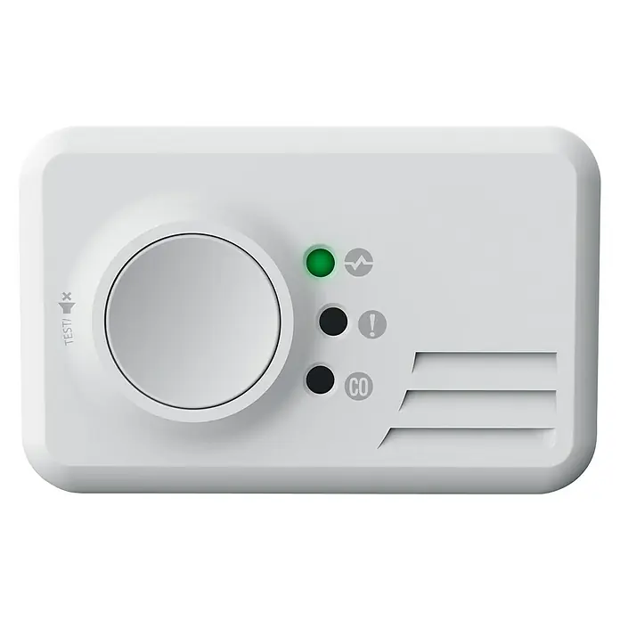 Siemens Kohlenmonoxidmelder - L x B x H: 11,2 x 3,5 x 7,2 cm, Batterielaufzeit: Bis 10 Jahre