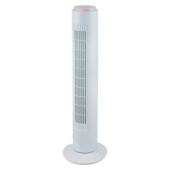 Proklima Toranj-ventilator - Bijele boje, 78 cm, 50 W, 258 m³/h, Tajmer