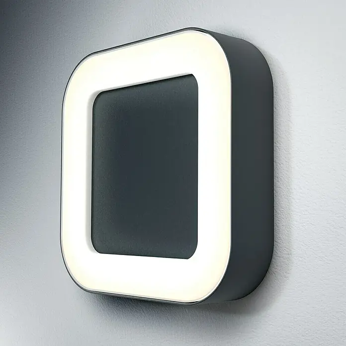 Ledvance LED-Außenwandleuchte Square - 13 W, 4,5 x 20,2 x 20,2 cm, IP44