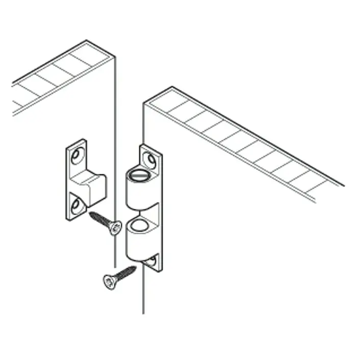 Stabilit Kugelschnapper - Höhe: 50 mm, Messing, Blank - Informationsansicht