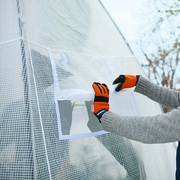 Winterschutzzelt - Ø x H: 3,2 x 2,8 m, Folienstärke: 150 g/m²