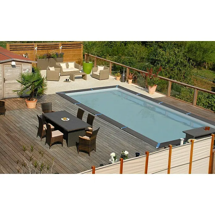 Gre Set piscina completa Avantgarde - L x An x Al: 606 x 326 x 124 cm, Capacidad: 18 m³