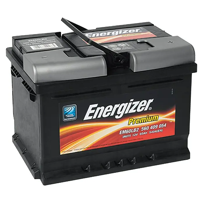 Energizer Autobatterie Premium EM60-LB2 - 60 Ah, 12 V, Batterieart: Blei