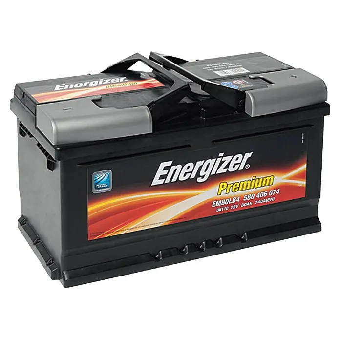 Energizer Autobatterie Premium EM80-LB4 - 80 Ah, 12 V, Batterieart: Blei