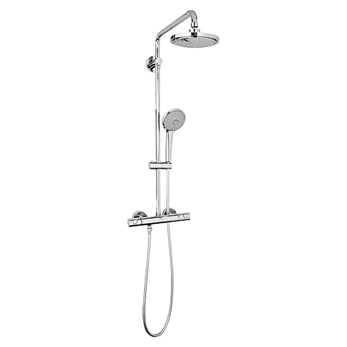 Grohe Sustav tuš garniture Euphoria - Razmak provrta: 101,1 cm, Broj vrsta mlaza: 3 Kom., Krom