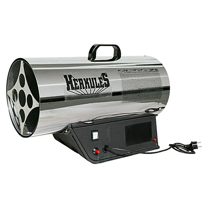 Herkules Gasheizer - 33 kW, Max. Luftleistung: 1.000 m³/h, Verbrauch: 2,34 kg/h