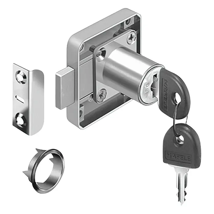 Stabilit Aufschraub-Riegelschloss - Chrom