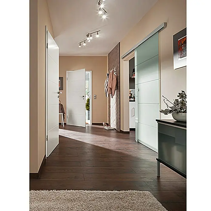 Kilsgaard Wohnungseingangstür Typ 57/14 SK1 KK3 - Klimaklasse III, DIN Anschlag: Links, 860 x 1.985 mm, Weiß