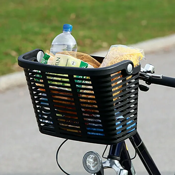 Profex Fietsmand Plaza - Zwart, Kunststof - Toepassingsvoorbeeld