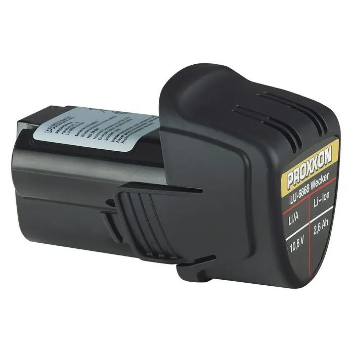 Proxxon Micromot Akku-Industrie-Bohrschleifer IBS/A - 10,8 V, Li-Ionen, 2,6 Ah, 1 Akku, Leerlaufdrehzahl: 7.000 U/min - 23.000 U/min - Diagonale Ansicht