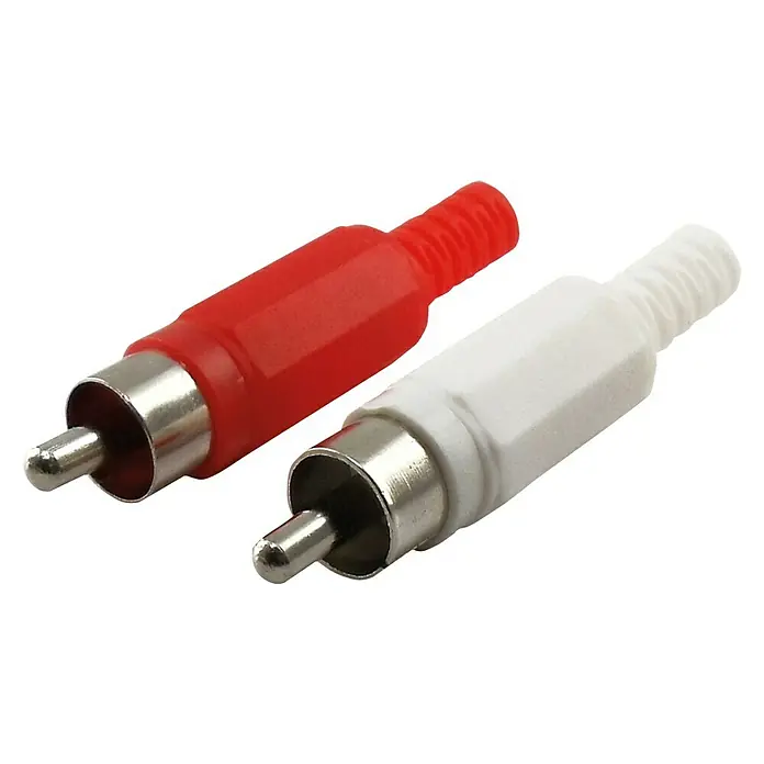 Schwaiger Cinch-Stecker - Cinch-Stecker, 2 Stk. - Vorderansicht