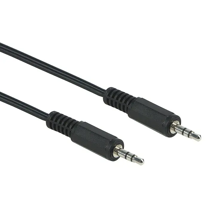 Schwaiger Audio-Kabel - 2 x Klinkenstecker 3,5 mm, 1,5 m - Vorderansicht