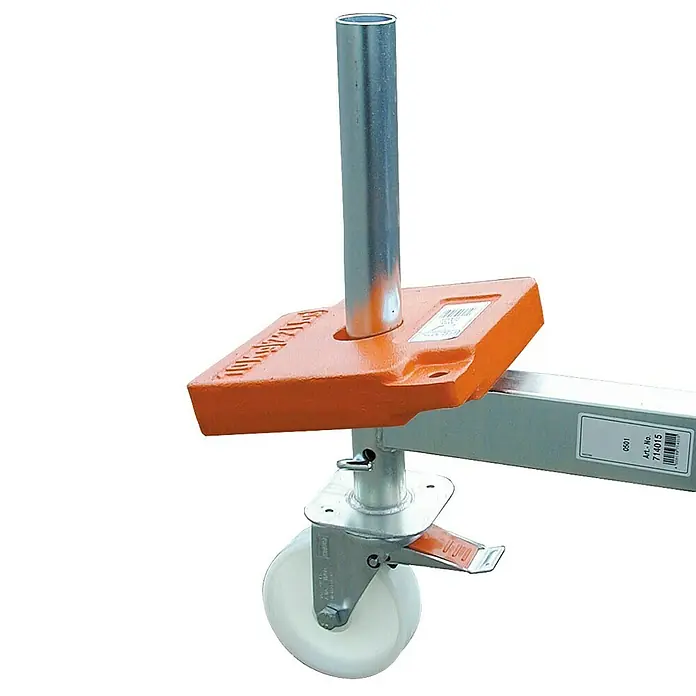 Krause Corda Montagegerüst - Arbeitshöhe: 7 m, Breite: 74 cm, Belastbarkeit Bühne: 180 kg - Detailaufnahme
