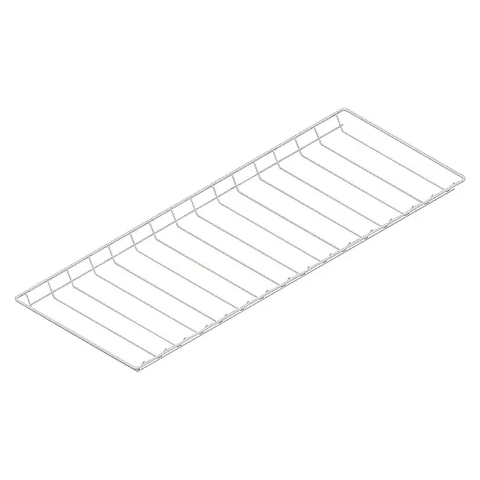 Element System Flessenkorf - b x l: 300 x 800 mm, Wit - Diagonaal zicht