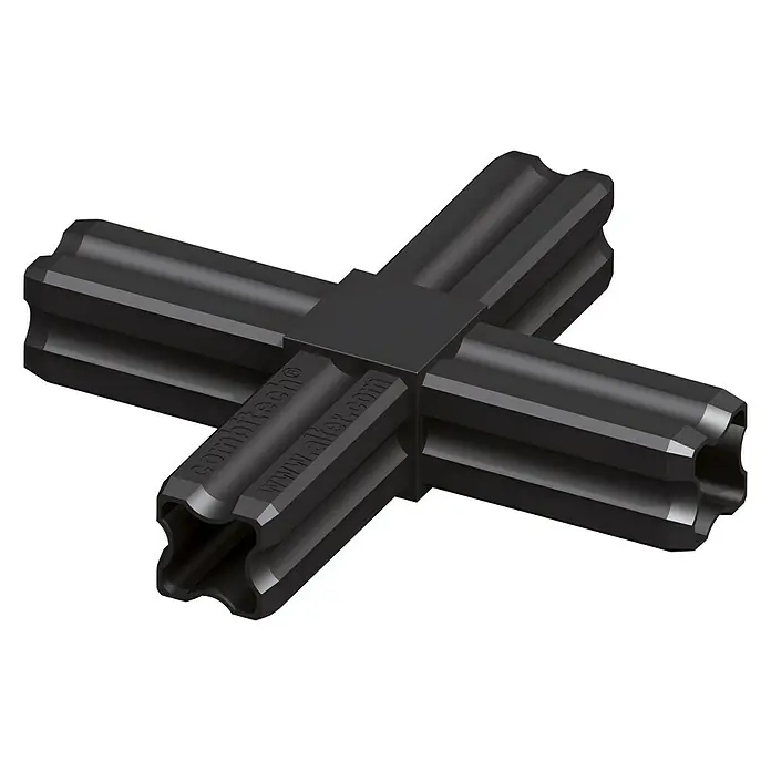 Kantoflex Kreuzverbinder - Hart-PVC - Linke Seitenansicht