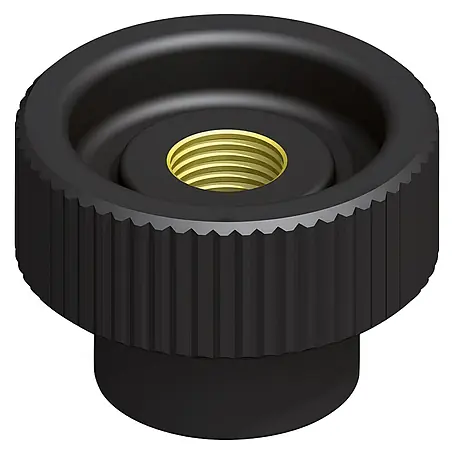 Kantoflex  Rändelmutter mit Gewinde