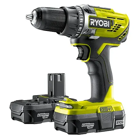 Ryobi ONE+ Accuschroefboormachineset R18DD3-213X